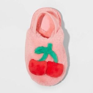 Girls Cherry Slippers size (7/8)